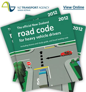 NZ Road Code Heavy Vehicle Drivers